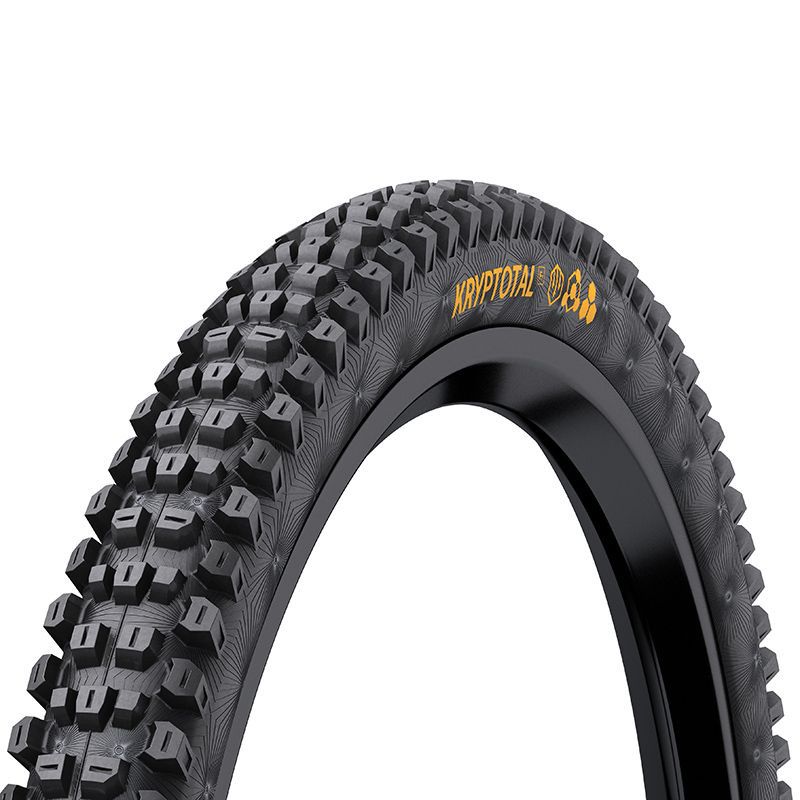 Cubierta Continental Kryptotal Downhill Trasera Soft Compound Tubeless Ready Plegable Negro