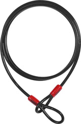 Abus Cobra 8/200 Oceľový lankový zámok čierny