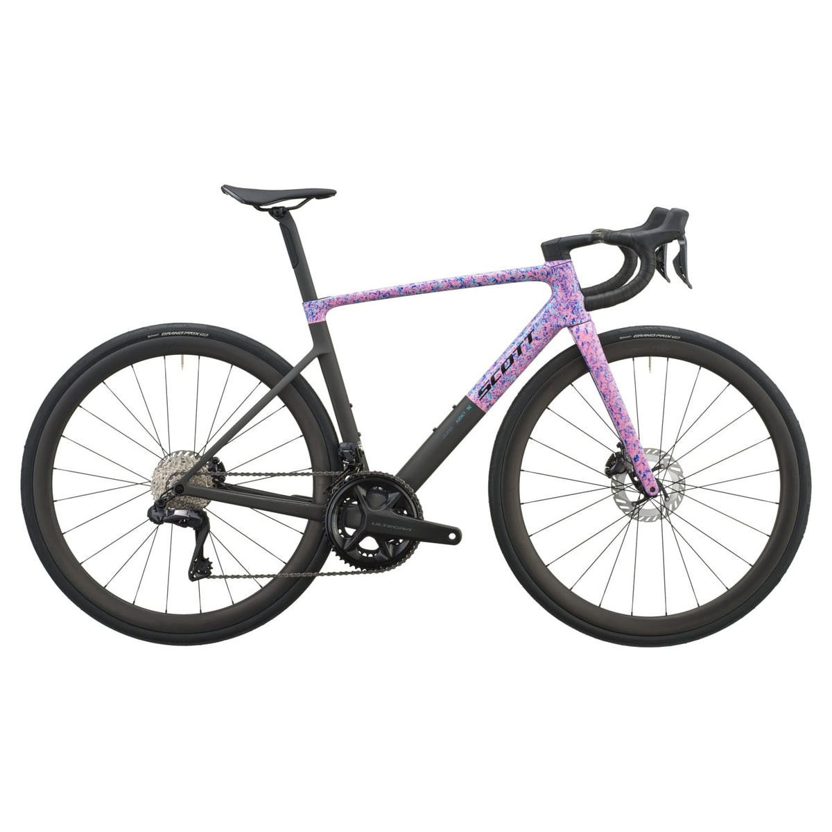 Bicicletas Carretera Scott Addict RC 10 2027 Flourish Blue/Carbon Black