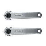 Kľuky Shimano Steps FC-E6100 bez prevodníka strieborné