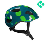 Prilba Lazer Nutz 2.0 KC CE-CPSC Kids Green Dots
