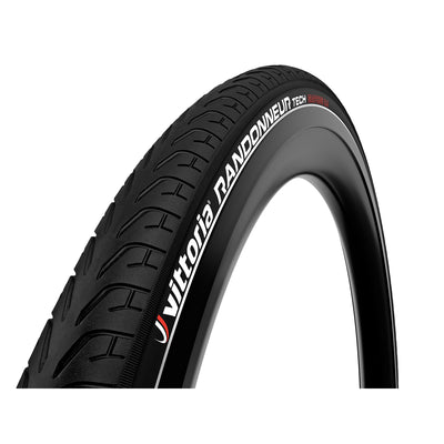 Cubierta Vittoria Ciudad Randonneur Rígida Reflectante G2 Negro