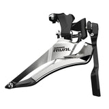 Predný prehadzovač Sram Rival22 Yaw Braze-On s ochranou reťaze čierny