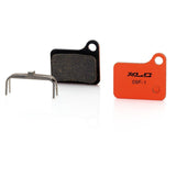 Xlc BP-O12 Sada brzdových platničiek organické Shimano Deore BE-M555 oranžová