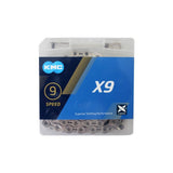 KMC X-9 Reťaz 114 článkov 9s Chrome