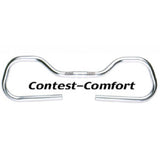 Ergotec Contest Comfort Riadidlá 570mm Rise 42mm 3º Hliník Strieborná Anodizovaná