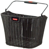 Klickfix Braided predný košík bez adaptéra 16L čierny