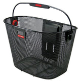Klickfix Fine Mesh predný košík bez adaptéra 16L čierny