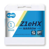 KMC Z1 EHX EPT Reťaz 128 Článkov 1s Sivá