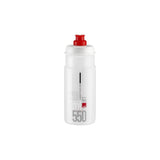 Fľaša na vodu Elite Jet Transparent Logo Red