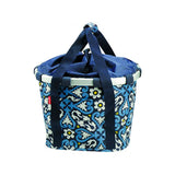 Klickfix Floral 1 taška na riadidlá 15L 35x28x26cm modrá