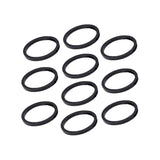 Deda Sada Medzikrúžkov Riadidiel 1-1/8" 5mm 10 ks Čierny Hliník