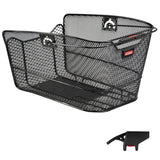 Klickfix CityMax+Clip Zadný košík Úzka sieťovina 23x22.5x36cm Čierna