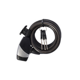 Lankový zámok OXC KeyCoil12 12x1500mm čierny